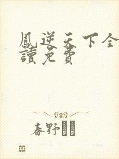 凤逆天下全文阅读免费