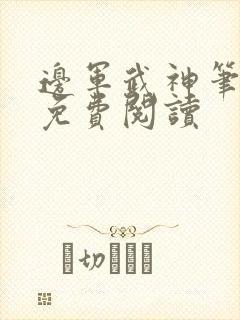 边军武神笔趣阁免费阅读