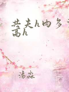 共夫h肉多荤文高h