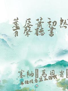 叶辰萧初然小说有声听书