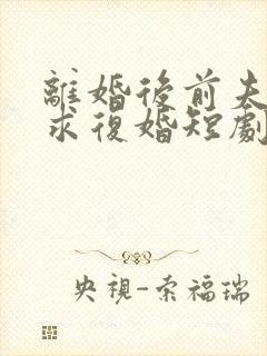 离婚后前夫跪地求复婚短剧