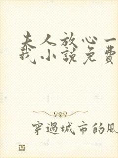 夫人放心一切有我小说免费阅读