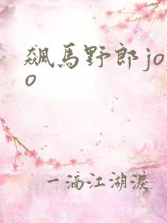 飙马野郎jojo
