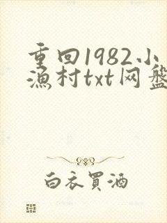 重回1982小渔村txt网盘