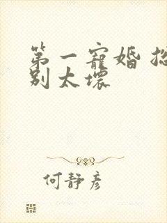 第一宠婚 总裁别太坏