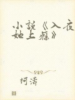 小说《入夜,对她上瘾》