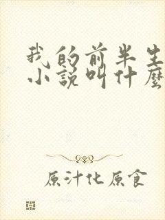 我的前半生原著小说叫什么名字