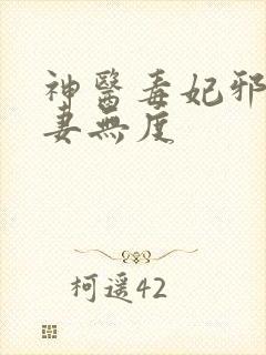 神医毒妃邪王宠妻无度