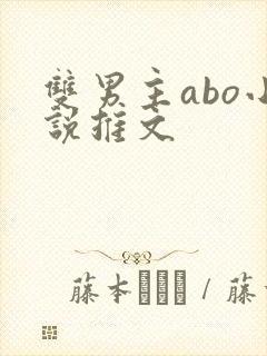 双男主abo小说推文