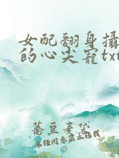 女配翻身摄政王的心尖宠txt