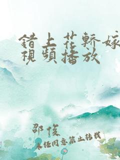 错上花轿嫁王爷视频播放