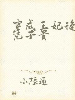 穿成王妃后我母凭子贵