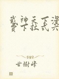 武神天下漫画免费下拉式六漫画