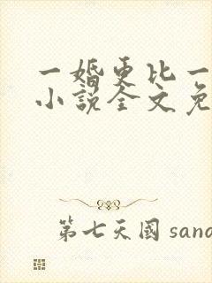 一婚更比一婚高小说全文免费阅读