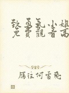 致勇气小姐短剧免费观看高清