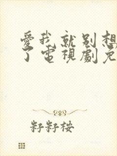 爱我就别想太多了电视剧免费