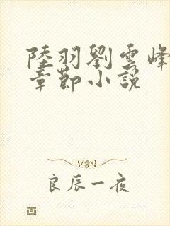 陆羽刘云峰最新章节小说