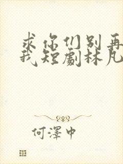 求你们别再说爱我短剧林凡