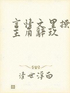 言情文里撩直男主角辞玖