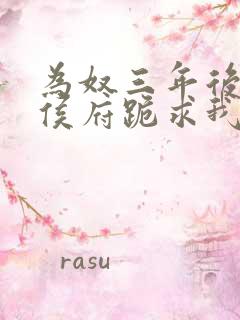 为奴三年后整个侯府跪求我原谅全集 一口气