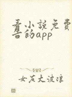 看小说免费无广告的app