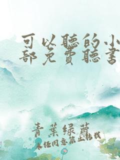 可以听的小说全部免费听书