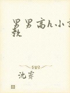 男男高h小说调教