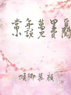 当年万里觅封侯小说免费阅读全文