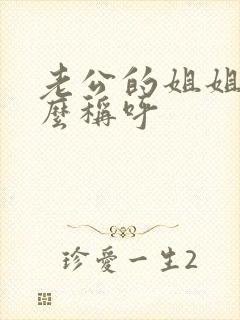 老公的姐姐我怎么称呼