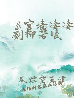 《宫墙凄凄》短剧柳若曦