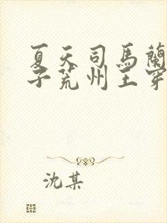 夏天司马兰九皇子荒州王穿越小说