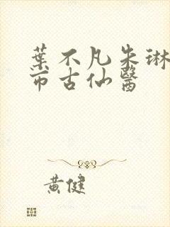 叶不凡朱琳琳都市古仙医