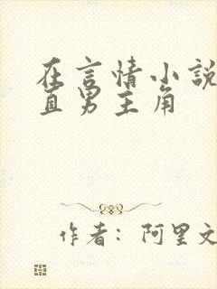 在言情小说里撩直男主角