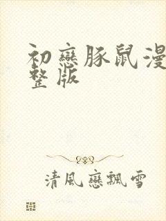 初恋豚鼠漫画完整版