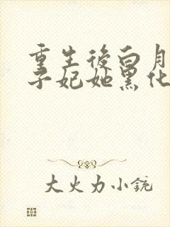 重生后白月光太子妃她黑化了