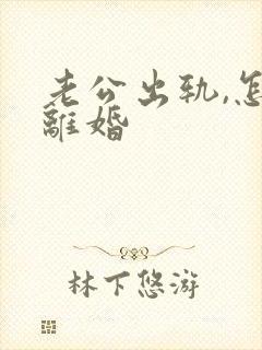 老公出轨,怎样离婚