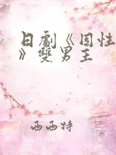 日剧《因性而别》双男主