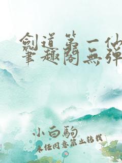 剑道第一仙小说笔趣阁无弹窗