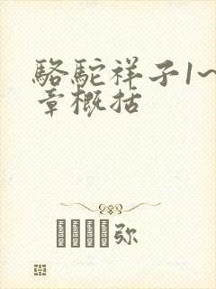 骆驼祥子1~3章概括