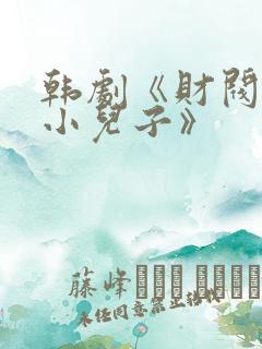 韩剧《财阀家的小儿子》