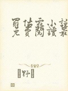 罗佑霖小说全文免费阅读最新章节