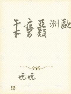 午夜亚洲欧美日本另类