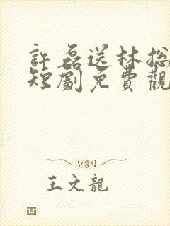 许磊送林总回家短剧免费观看