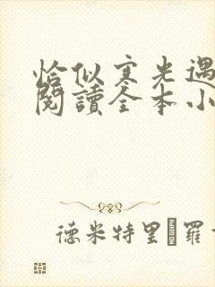 恰似寒光遇骄阳阅读全本小说