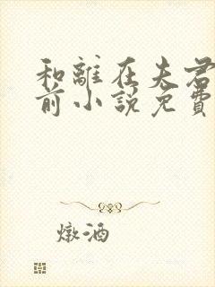 和离在夫君登基前小说免费阅读