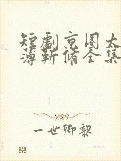 短剧京圈太子爷薄靳修全集