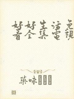 好好生活免费观看全集电视剧