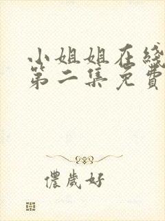 小姐姐在线观看第二集免费