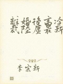 离婚后高冷女总裁陆尘最新