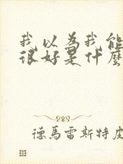 我以为我能过得很好是什么歌